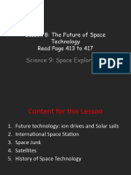 Lesson 8 Future of Space Technology