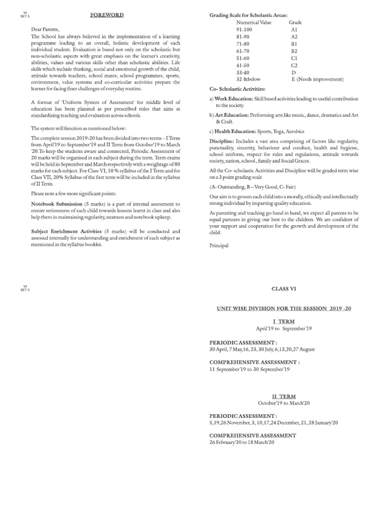 Class 6 Sy | PDF