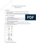 Ncert Class 12 Biology Chapter 4 Revision Notes