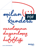 Milan Kundera Varolmanin Dayanilmaz Hafi̇fli̇ği̇