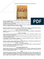 Canonul Sfinţilor Părinţi de La Primul Sinod Ecumenice de La Nicea Din 325