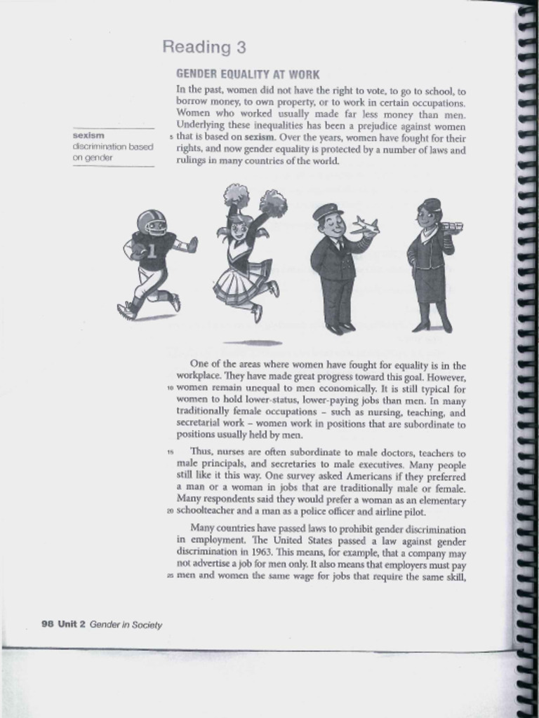 Gender Equality At Work Pdf