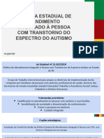 Politica de Atendimento Integrado A Pessoa Com Transtornos Do Espectro Autista