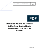 Manual Proceso de Matricula