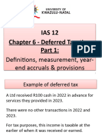 Chapter 6 Deferred Tax