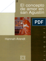 ARENDT, HANNAH - El Concepto de Amor en San Agustín (OCR) (Por Ganz1912)