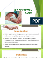 Care of Preterm Baby (1)