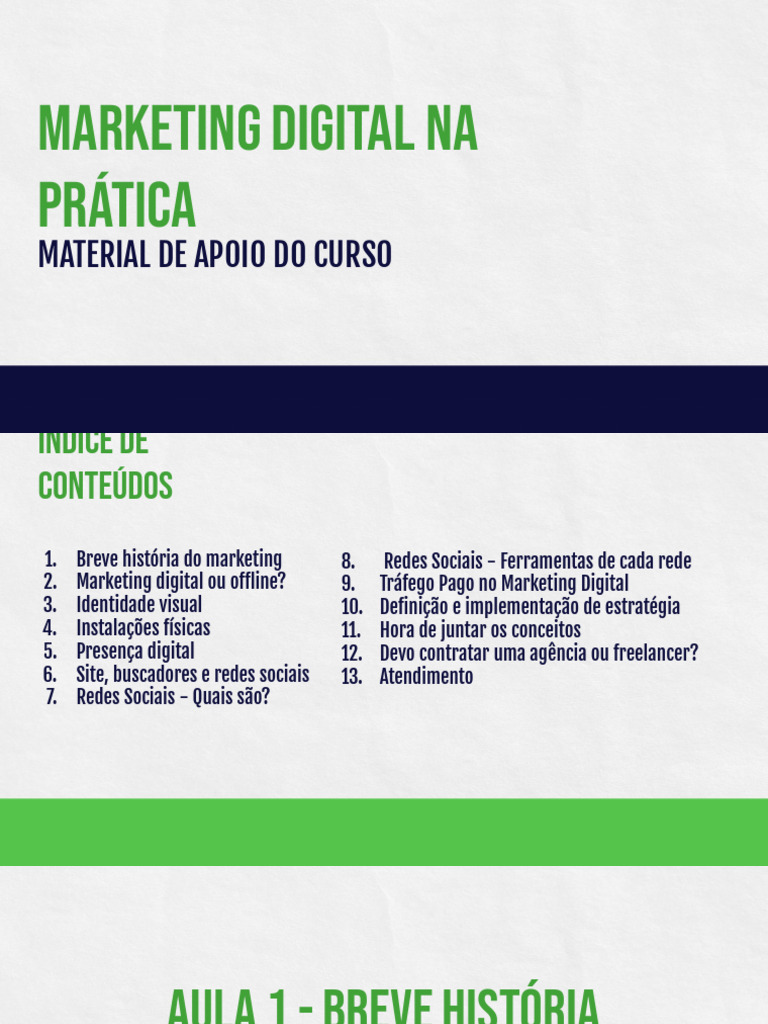 Marketing Digital na Prática: Guia Completo | PDF | Marketing | LinkedIn
