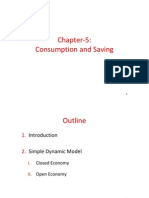 Consumption and Saving Decisions in a Dynamic Model