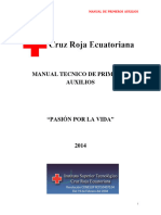 Aparte Del Manual de Primeros Auxilios Cruz Roja Ecuatoriana 2014