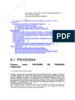 Bibliografia para Estudiar La Primera Parte Del Programa Nociones de Finanzas Publicas