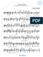 51 Sarabande From Partita Nr.1 in BM BWV 1002 J.S.bach