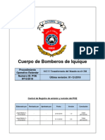 SCI y Transferencia Del Mando en El CBI Bomberos Iquique