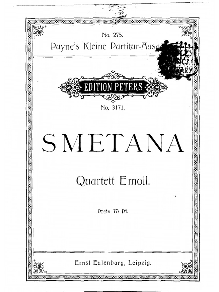Smetana qt form analysis pdf