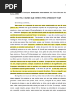 Texto 1. BRANDO. A Educao Como Cultura