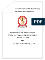 7th National Moot Court Competition 2024