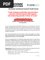 ECOSOC 2024 Youth Forum Guidelines For Side Events