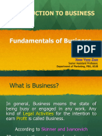 Revised - Introduction To Business - Chapter 1 - Fundamentals of Business