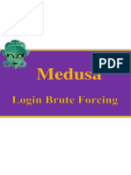 Medusa - Login Brute Force