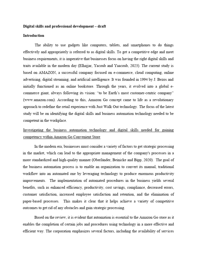 Digital skills and profesional development draft assesment 22 01 24