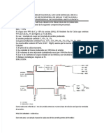 Balance de La Fundición en El Alto Horno