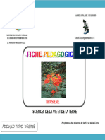 Fiche Pedagogique SVT 6eme 2019-2020