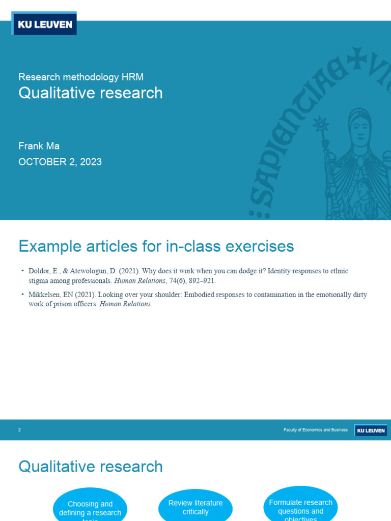 Understanding Qualitative Research Methods | PDF | Methodology ...