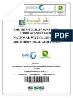 Ambient Air Quality Monitoring Report at Sajer Station