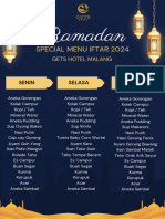 Menu Iftar Ramadhan GETS 2024