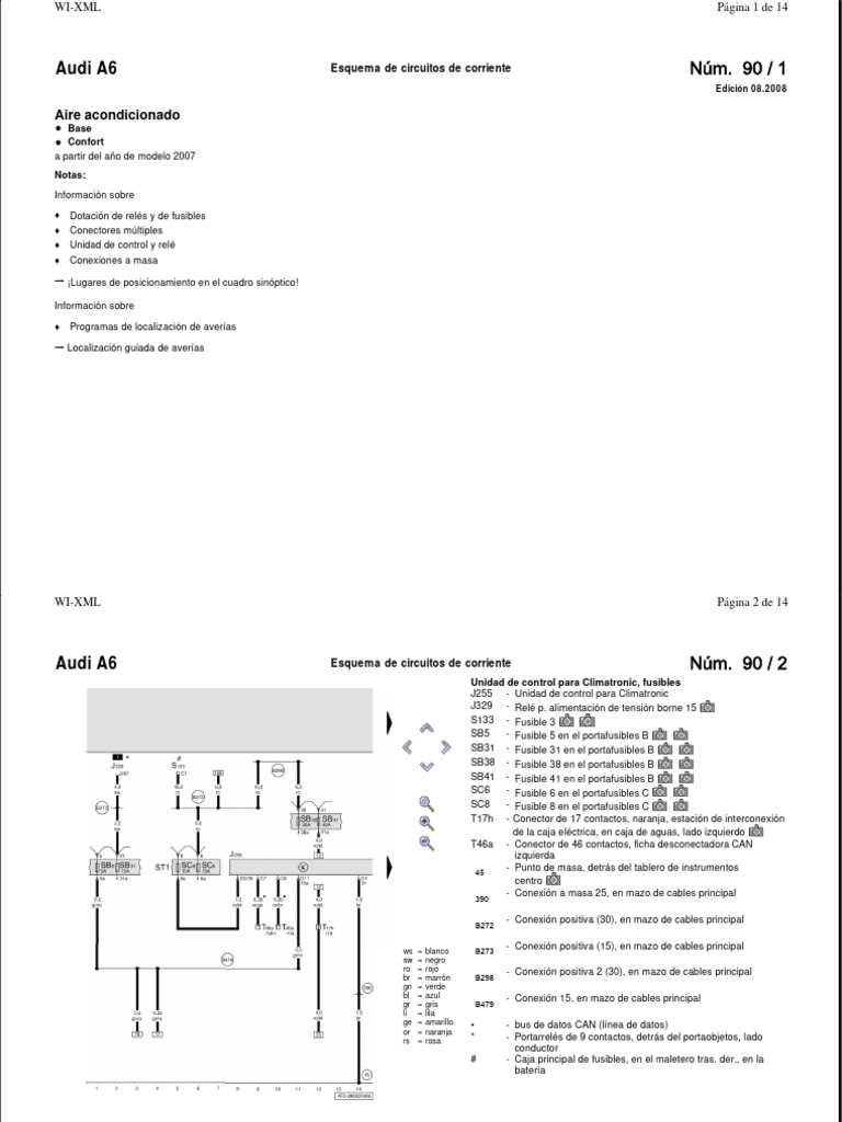 ac RS6 | PDF | Relé | Conector eléctrico