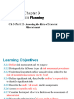 Audit I Chapter 3, PT II, Assessing Risk of Material Missstatement