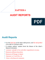 Audit I - Chapter 6, Audit Report T