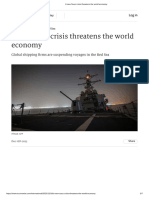 A New Suez Crisis Threatens The World Economy