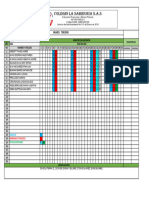 Lista de Asistencia Grado Jardín B