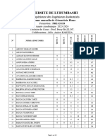 Moyenne GP PRE ESI B