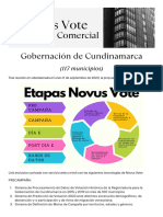 Propuesta Novus Vote A Gobernación Cundinamarca