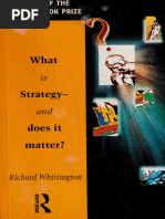 What Is Strategy - and Does It Matter (Richard Whittington)