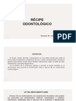 Récipe Odontológico