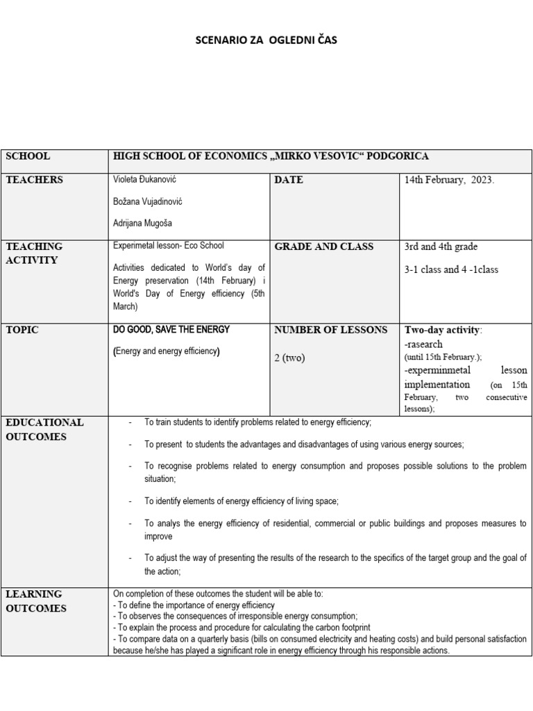 Energy Efficiency for Teens | PDF | Efficient Energy Use | Energy ...