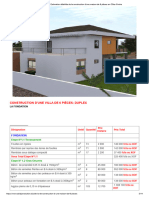 Estimation Détaillée de La Construction D'une Maison de 6 Pièces en Côte D'ivoire