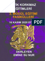 Modül Fasikül 16 Kasım Eğitimi PDF