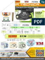 Ficha - EySer - No. - 72 Sensor TPS, Renault Clío 2002-08 1.6L