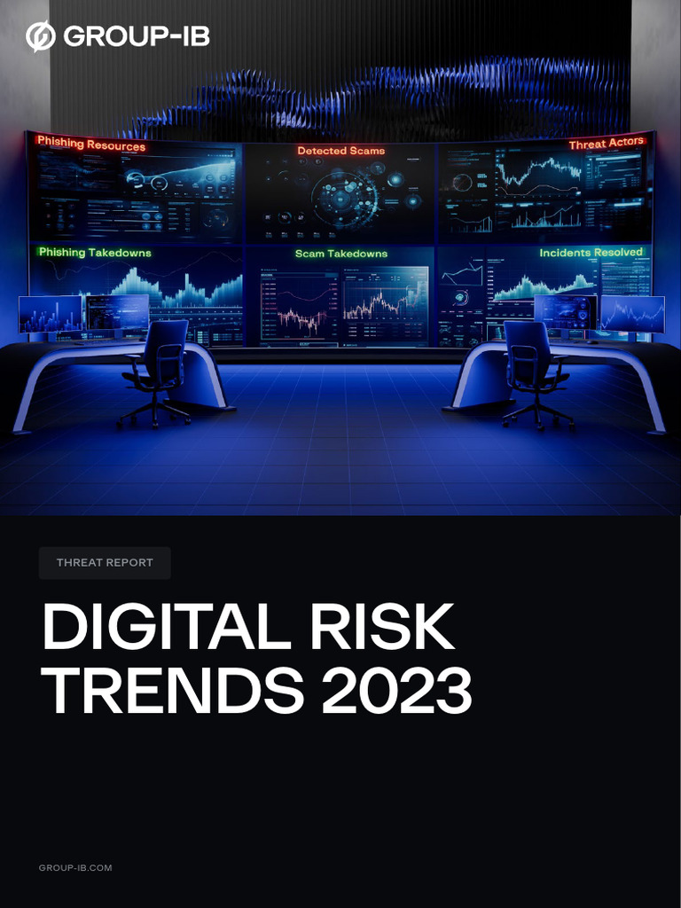 Digital Risk Threats 2023 Report | PDF | Phishing | Cybercrime