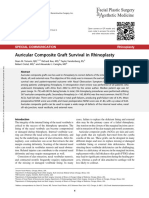 Toriumi Et Al 2023 Auricular Composite Graft Survival in Rhinoplasty