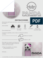 Porta Retrato Panda