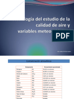 Metodología Del Estudio Del Aire y Variables Meteorologicas 2021