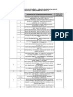 Partidas Desiertas Spa No. 04 2019 Santo Tomas de Castilla