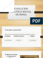 Evolución Político Social de Roma