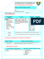 Sesión Matemática Leemos y Escribimos Decenas de Millar