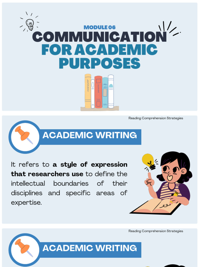 Academic Writing Communication Guide | PDF | Linguistics | Human ...